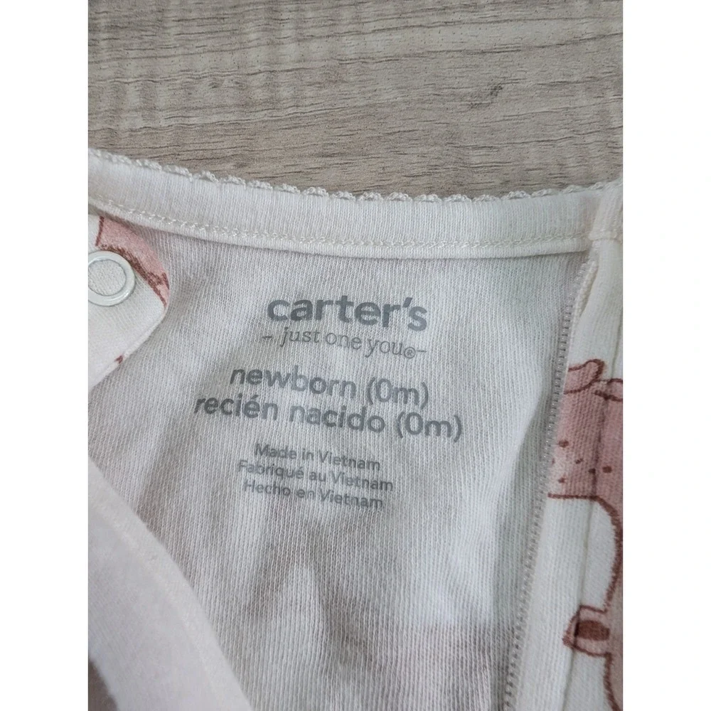 Carter's 3-Pack Boys Newborn Sleep Play Footed Pajamas Just One You